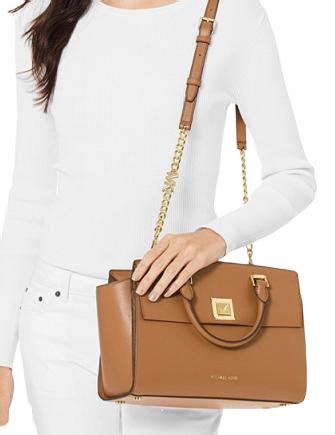 new michael kors sylvie sale|Sylvia Medium Crossgrain Leather Satchel .